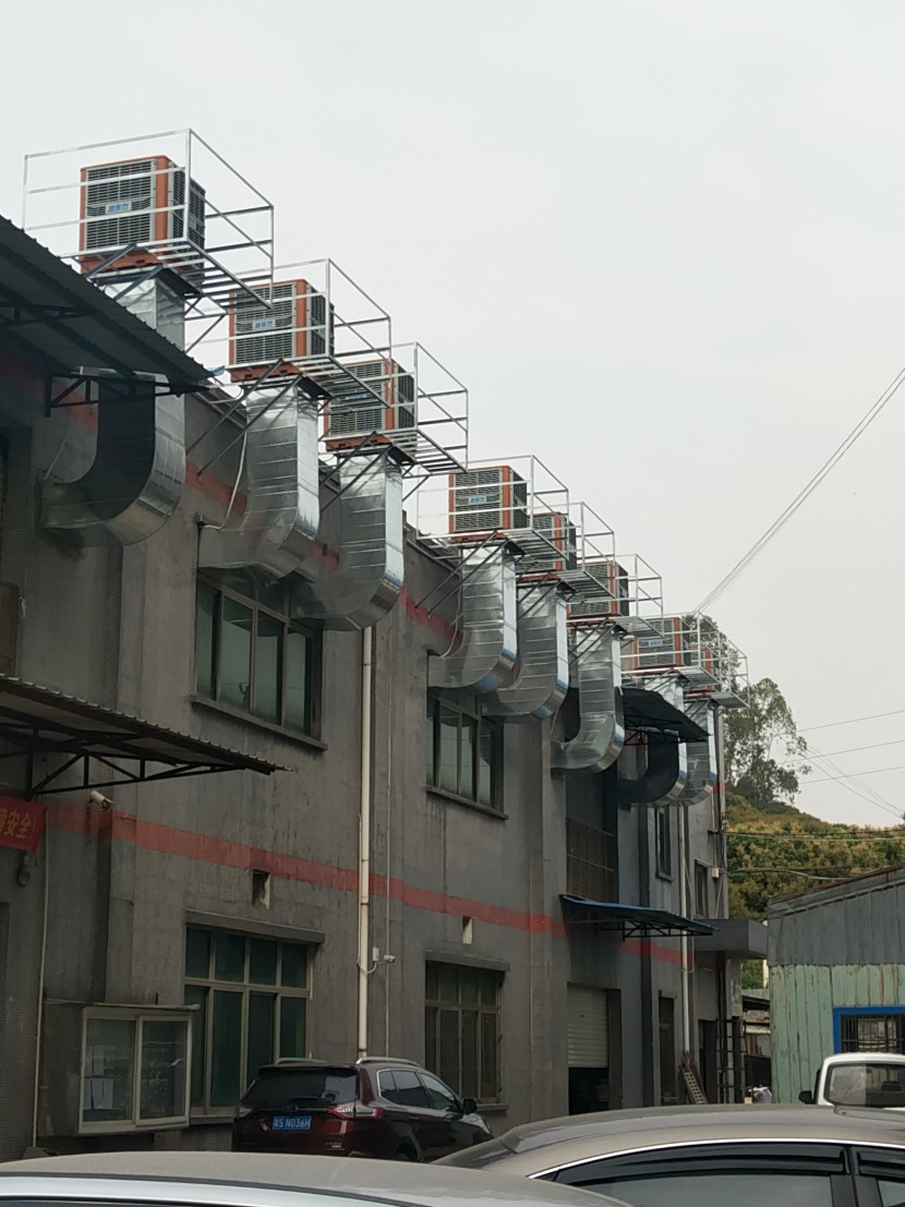 打磨車(chē)間環(huán)?？照{(diào)降溫工程